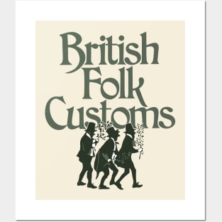 British Folk Customs Posters and Art